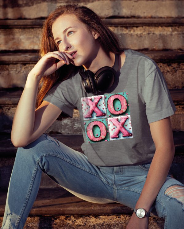 Koszulka na Walentynki XOXO – Uściski i Pocałunki